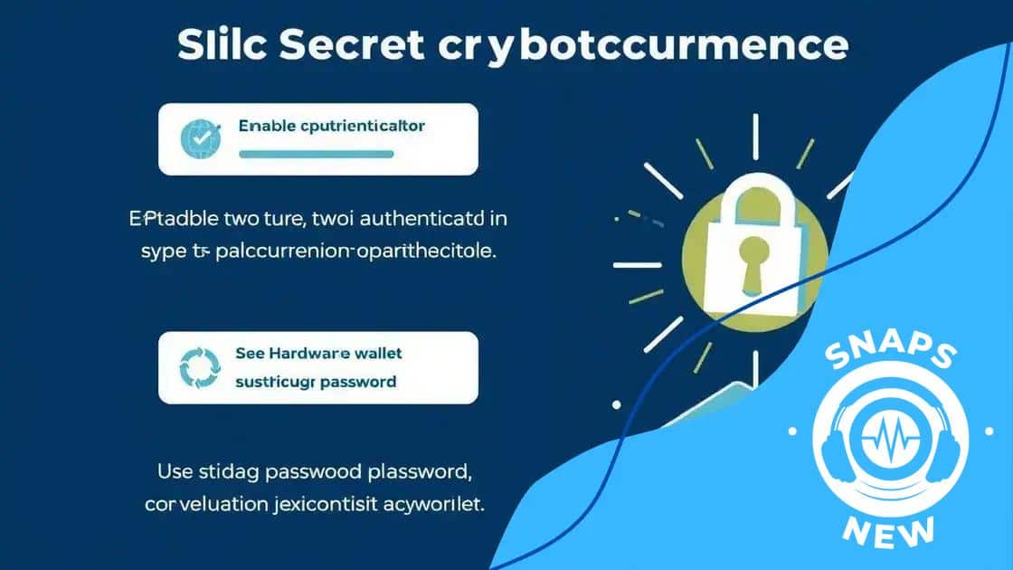 Essential practices for securing your cryptocurrency